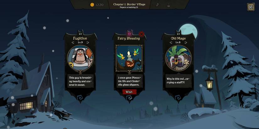 Choosing an enemy in Night of the Full Moon