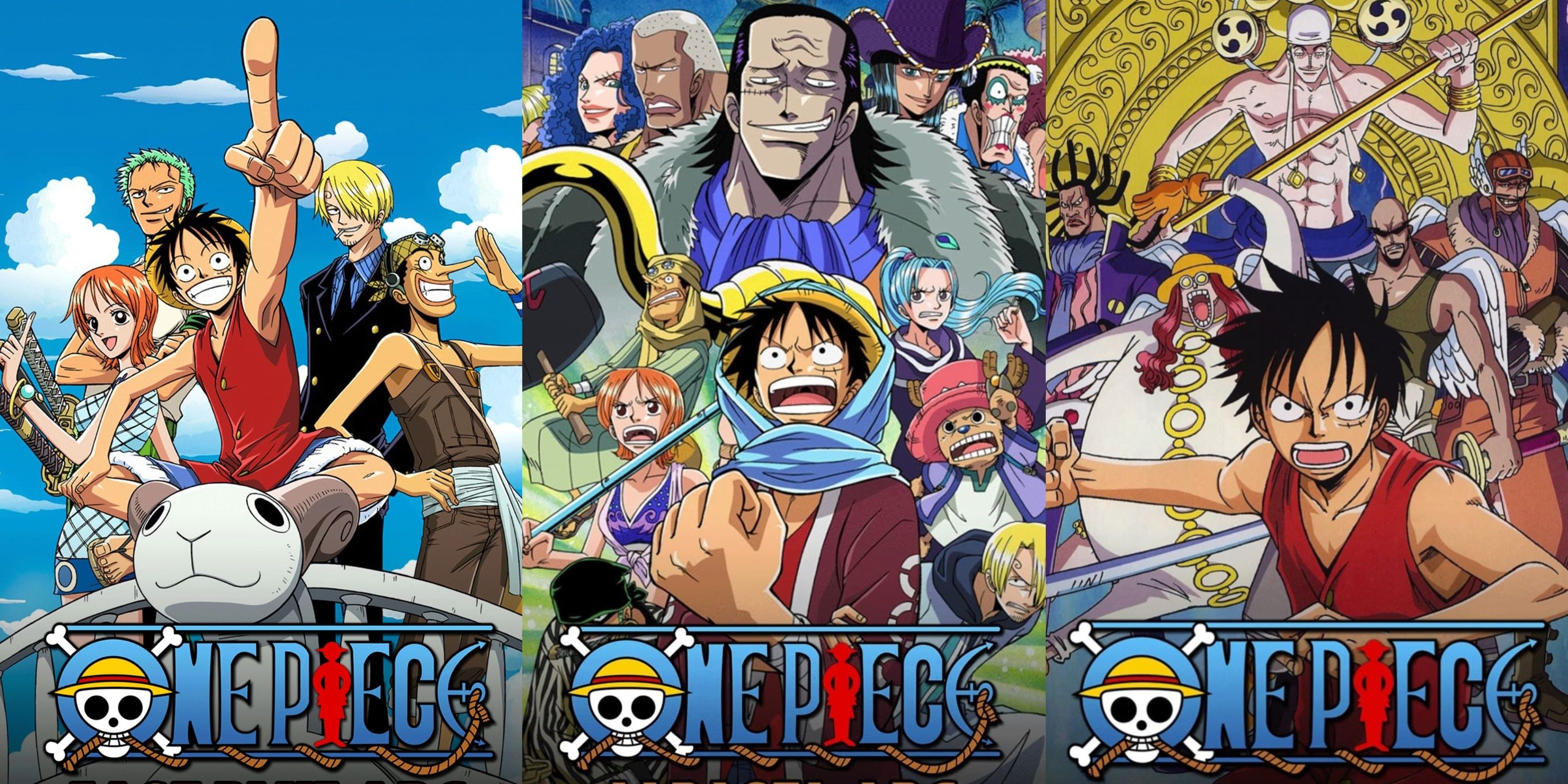One Piece East Blue Saga Arabasta Saga Sky Island Saga