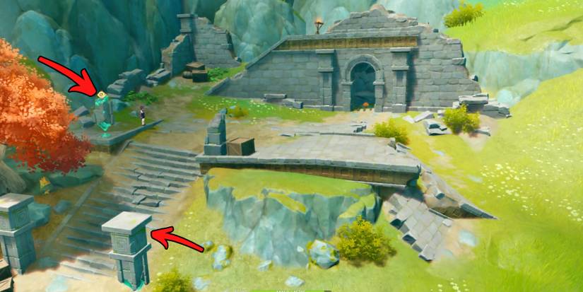 open the second gate in ruined area 5 in genshin impact