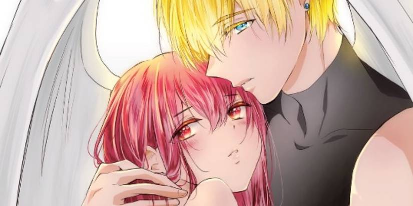 Mashiro and Alfred on the cover of Outbride: Beauty and the Beasts Volume 2