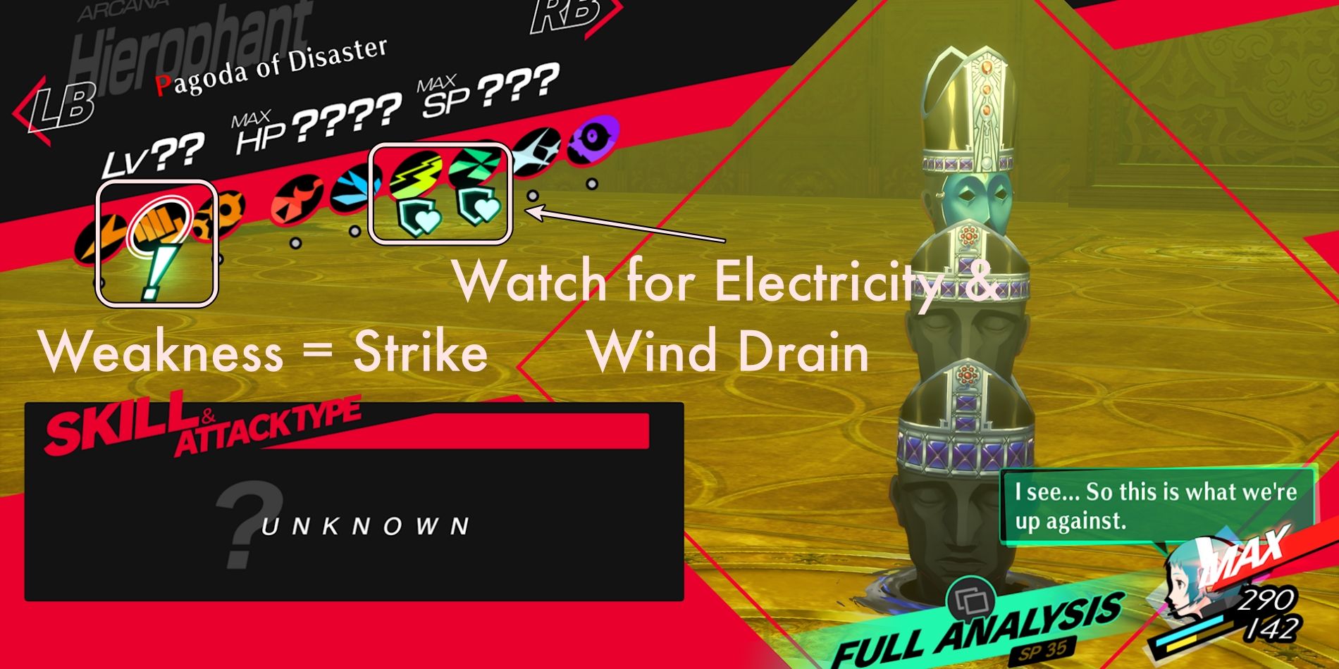 P3R-Pagoda-Disaster-Weakness - What is the Pagoda of Disaster's Weakness in Persona 3 Reload?