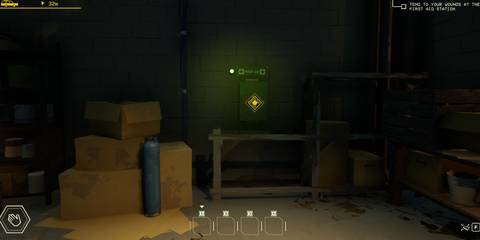 pacific drive healing yourself with first aid station