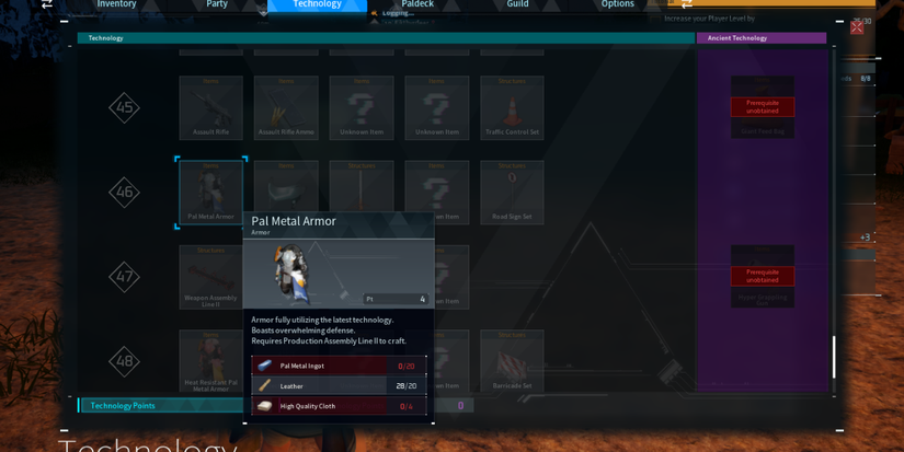 Palt metal armor palworld