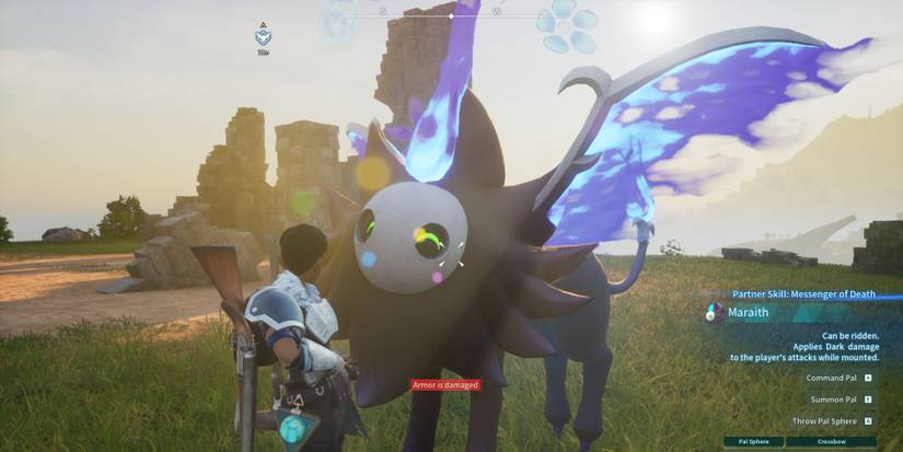 Maraith being petted by the player