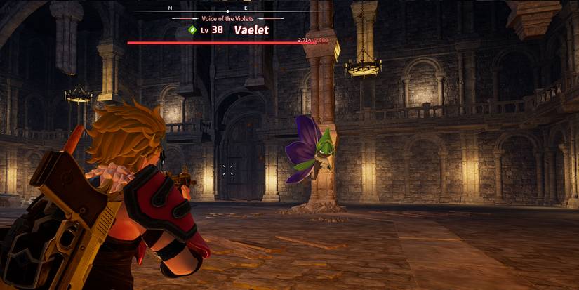 Vaelet in dungeon in Palworld
