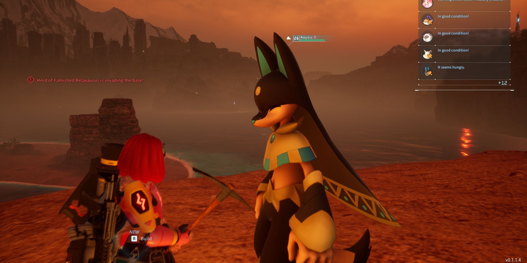 Anubis with a player