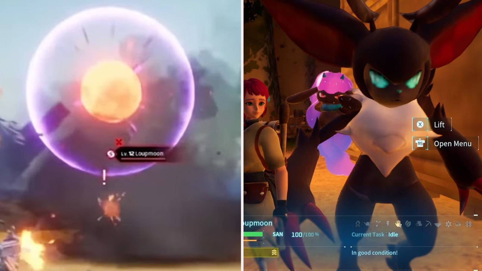 palworld best dark active skills loupmoon