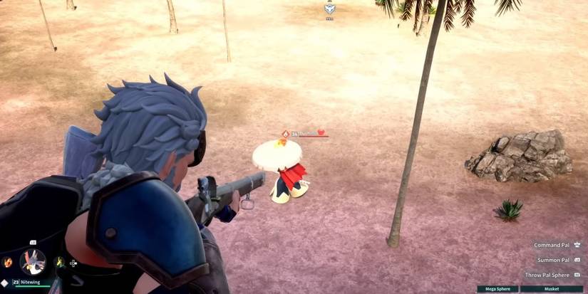 palworld player shooting bushi