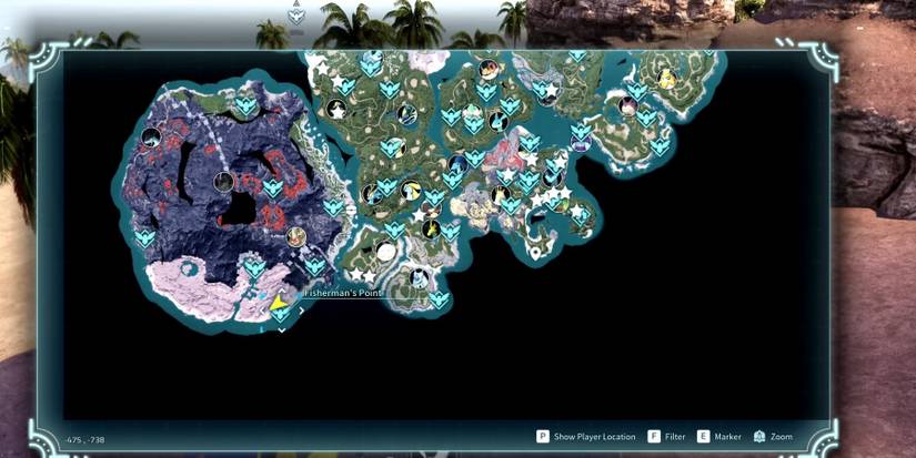 palworld map location of bushi