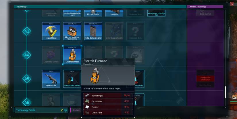 PALWORLD-ELECTRIC-FURNACE-TECHNOLOGY