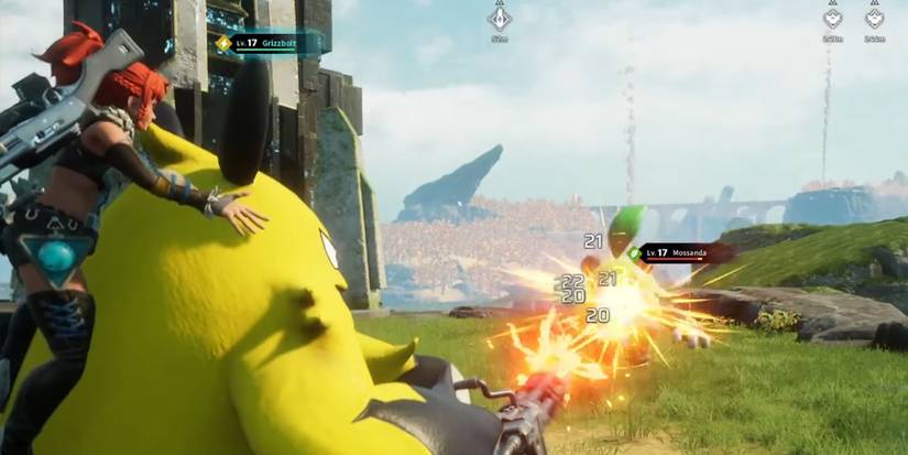 Palworld - Grizzbolt Using Minigun In Paldeck Video