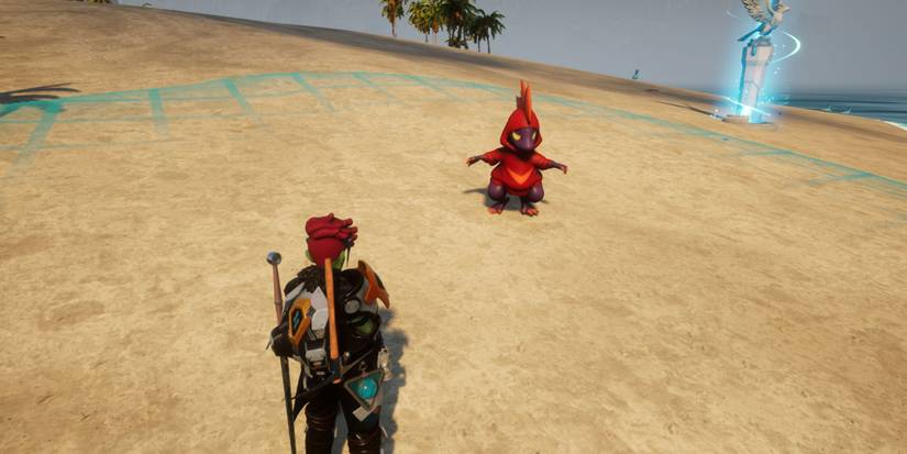 Palworld - Leezpunk Ignis Using Partner Skill