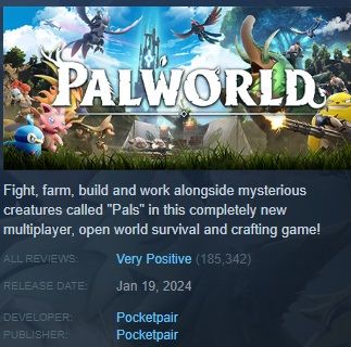 palworld reviews steam