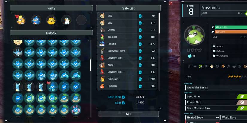 Palworld - Selling Pals To Pal Merchant