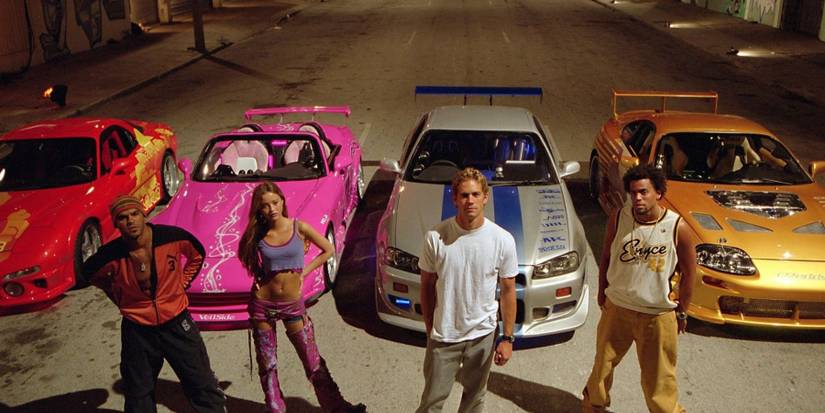paul walker and others in 2 fast and furious