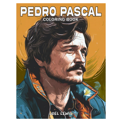 Pedro Pascal Coloring Book