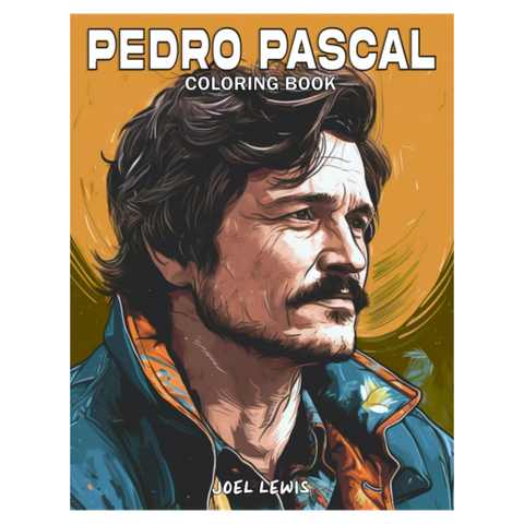 Pedro Pascal Coloring Book