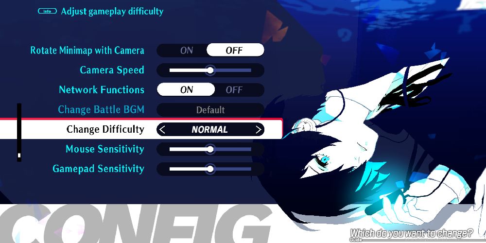 Persona 3 Reload UI options difficulty