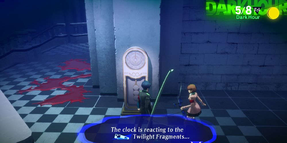 Persona 3 Reload Tartarus clock 