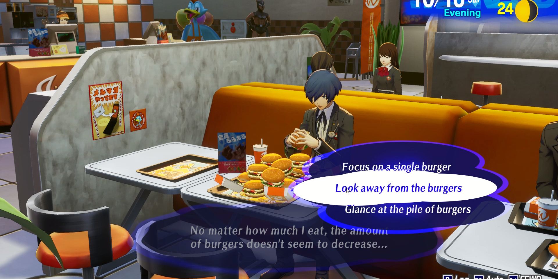 Wild Duck Burger Challenge Guide in Persona 3 Reload