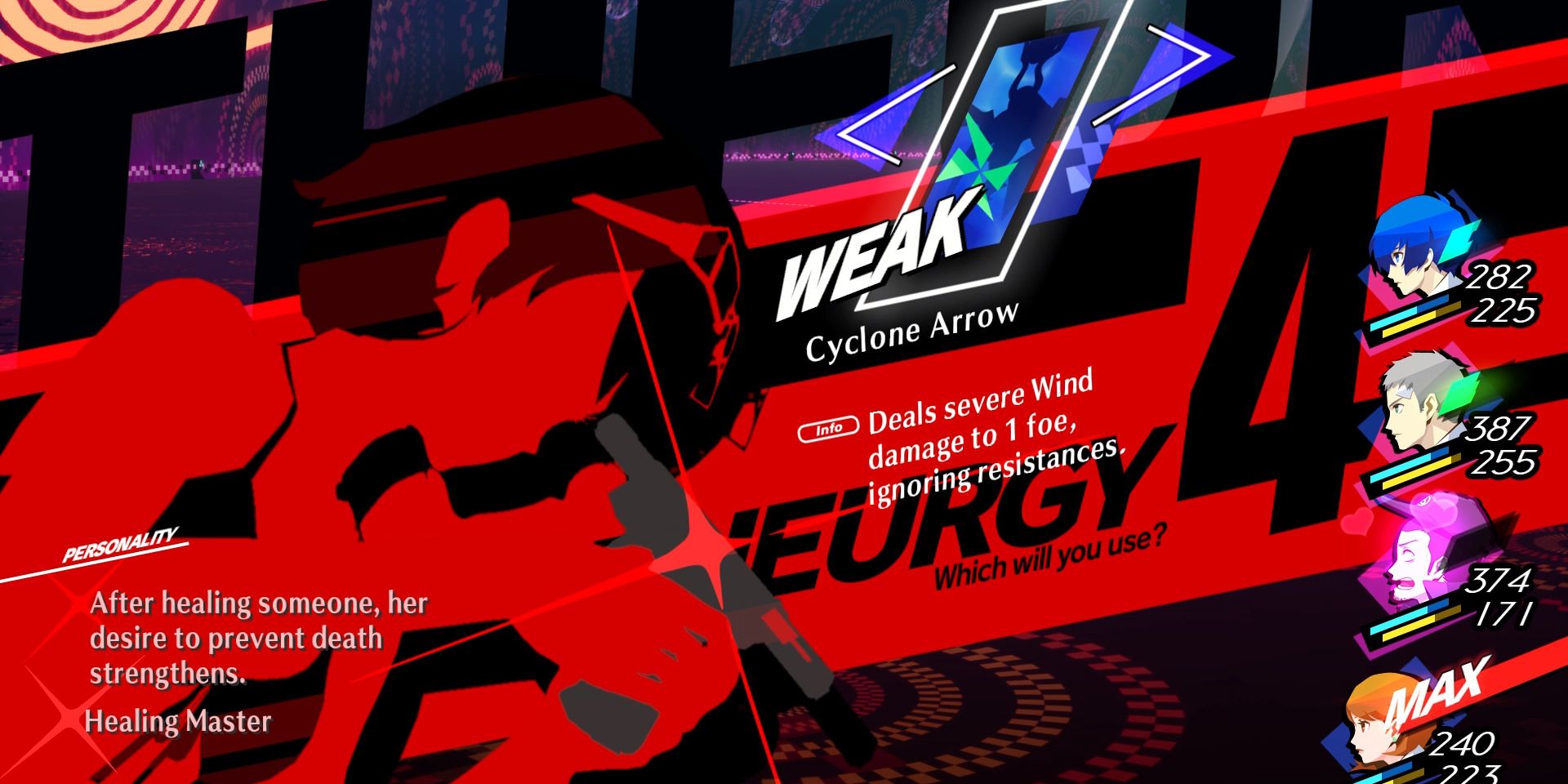 Killing Hand Weaknesses in Persona 3 Reload