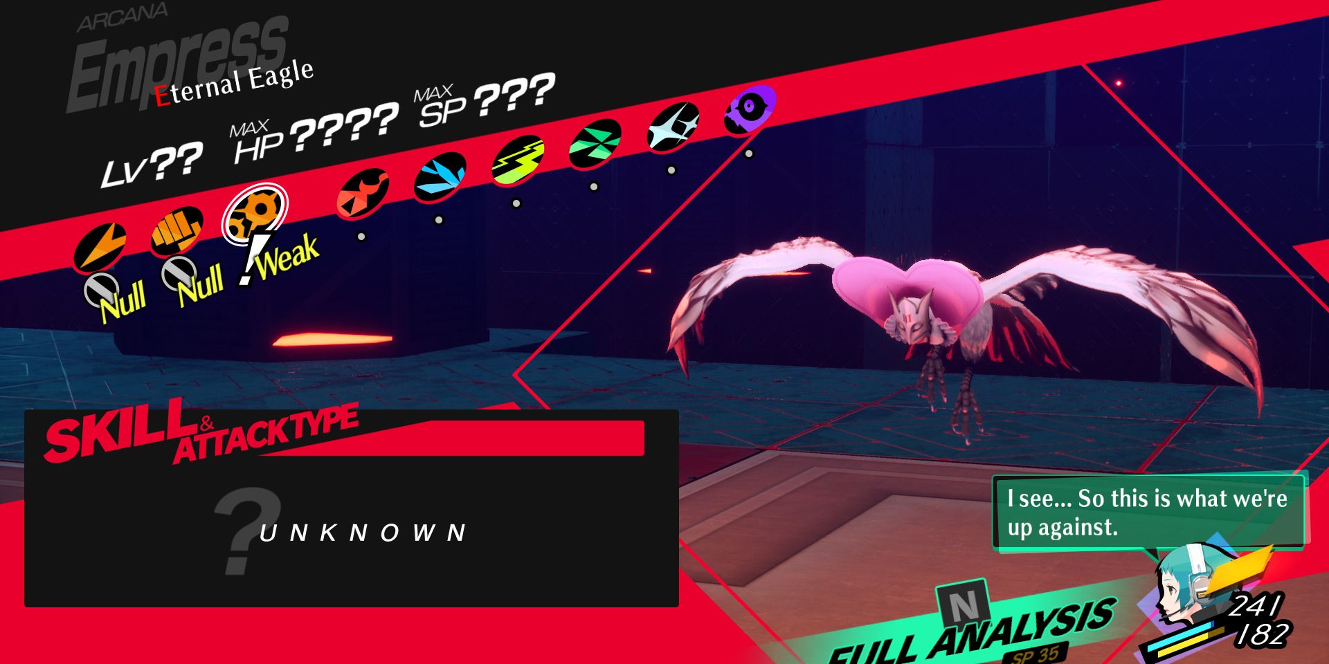 Persona 3 Reload: Eternal Eagle Weakness