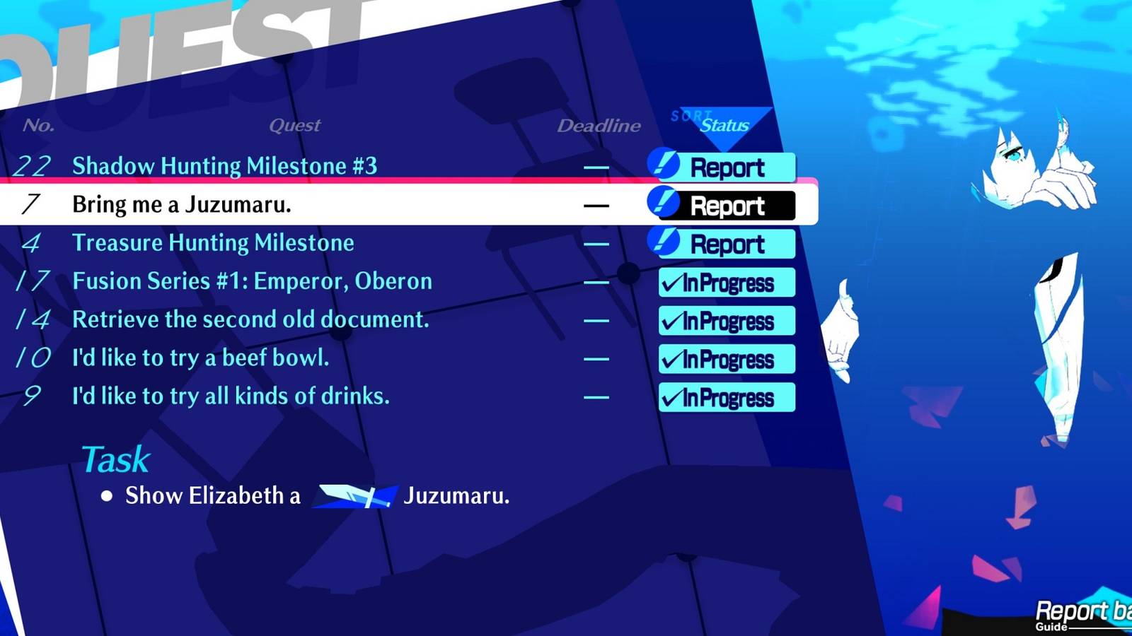 Persona 3 Reload P3R elizabeth's request