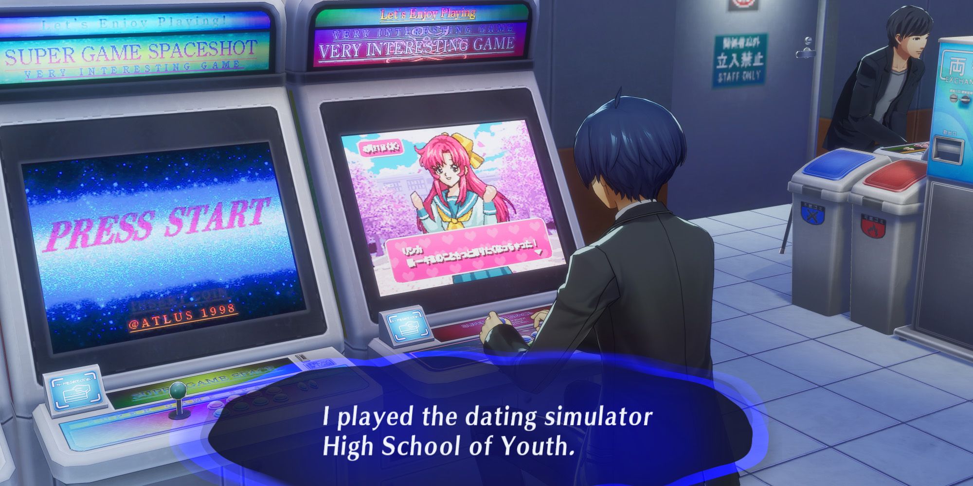 Persona 3 Reload P3R High School of Youth game parade arcade raises charm
