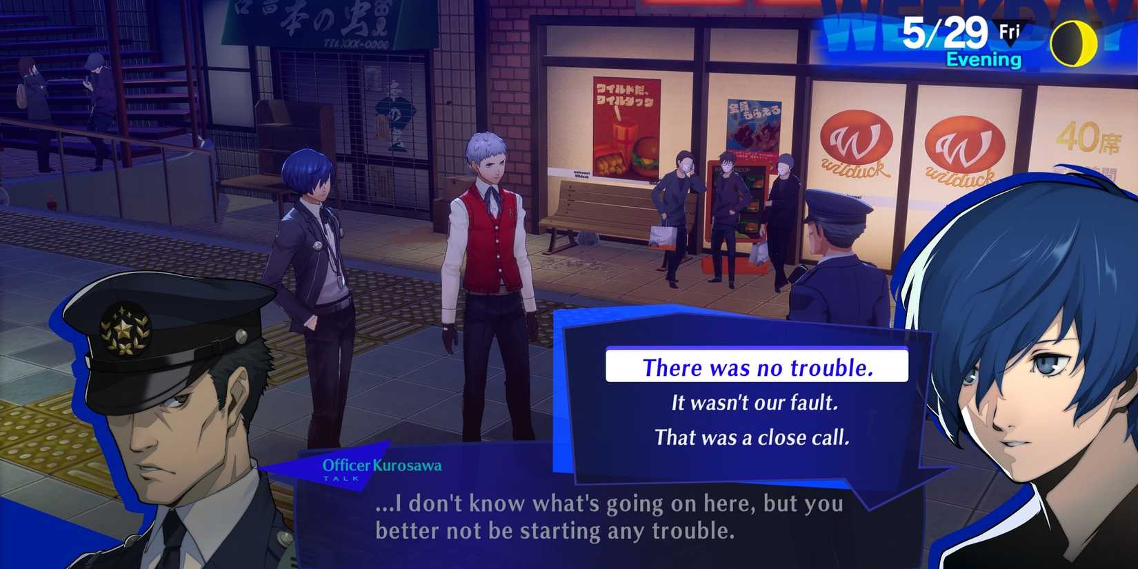 Persona 3 Reload P3R may 29 akihiko sanada officer kurosawa hang out linked episode