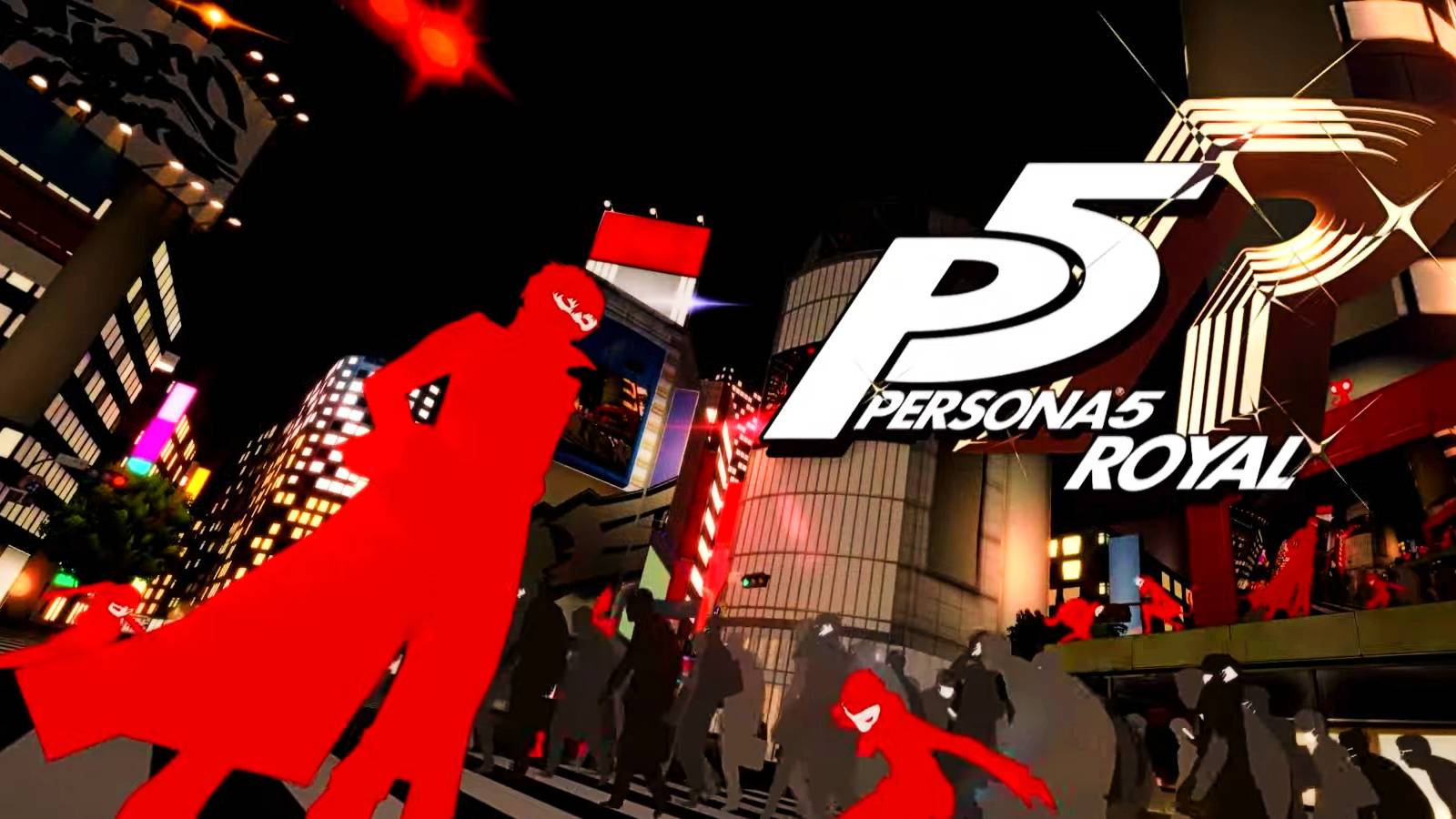 the title screen of Persona 5 Royal
