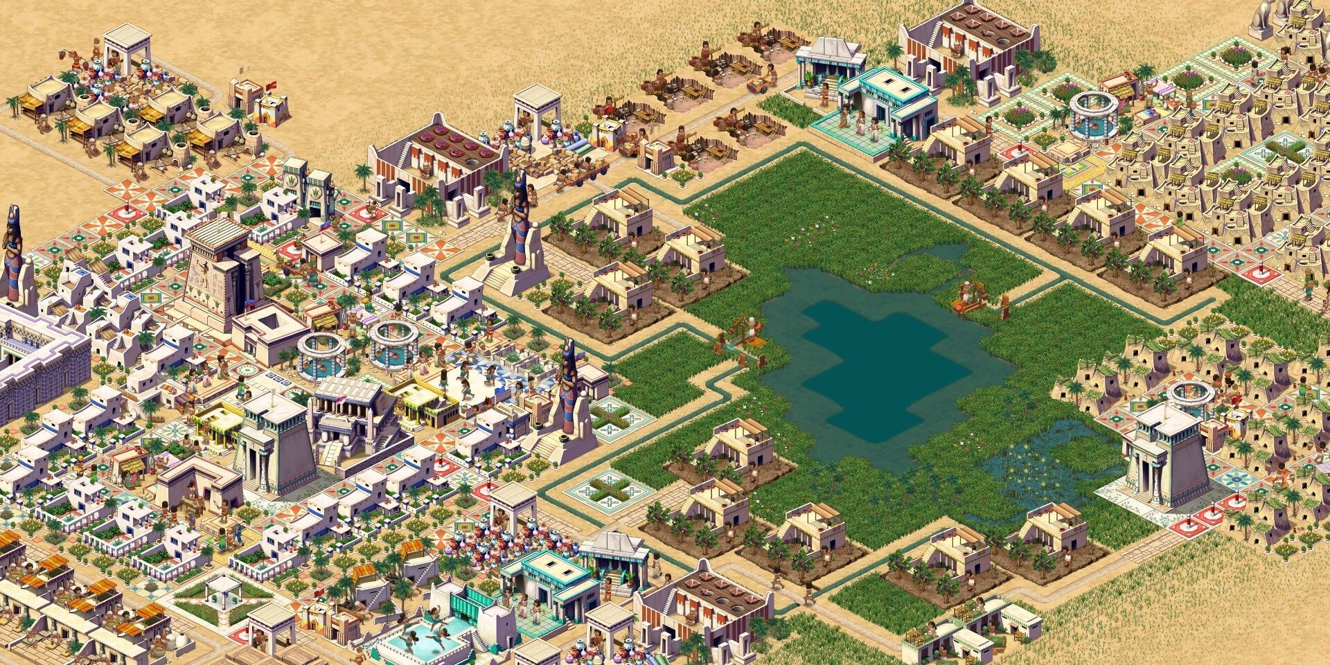 A large city in Pharaoh A New Era