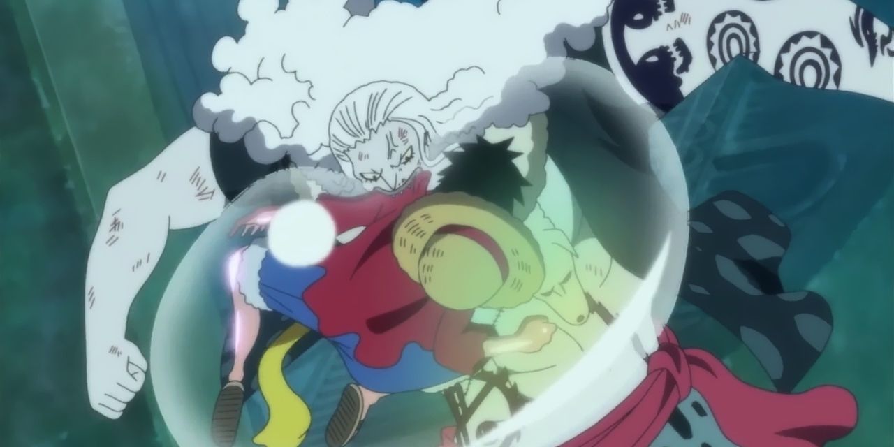 Luffy beats Hody Jones