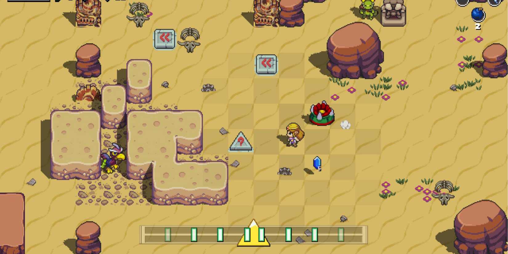 Playing as Zelda in Cadence of Hyrule