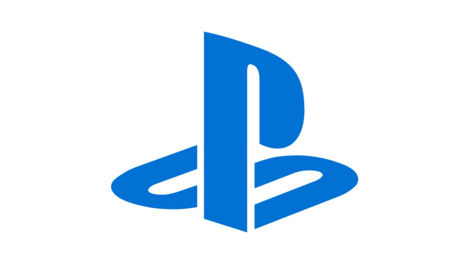 playstation logo blue white background
