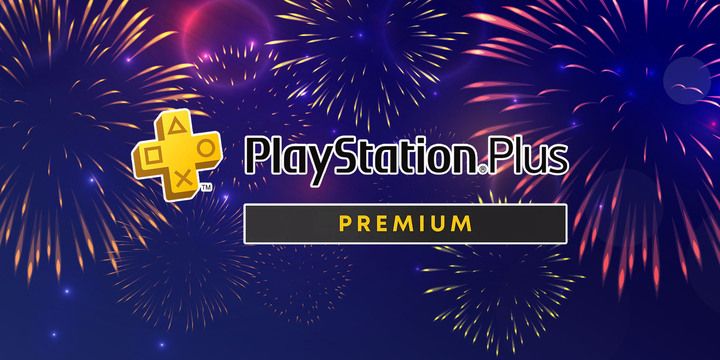 playstation plus premium logo fireworks