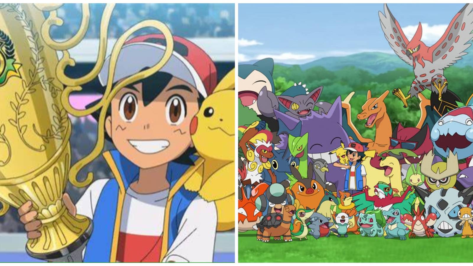 Pokemon Ash's Victory and All Pokemon