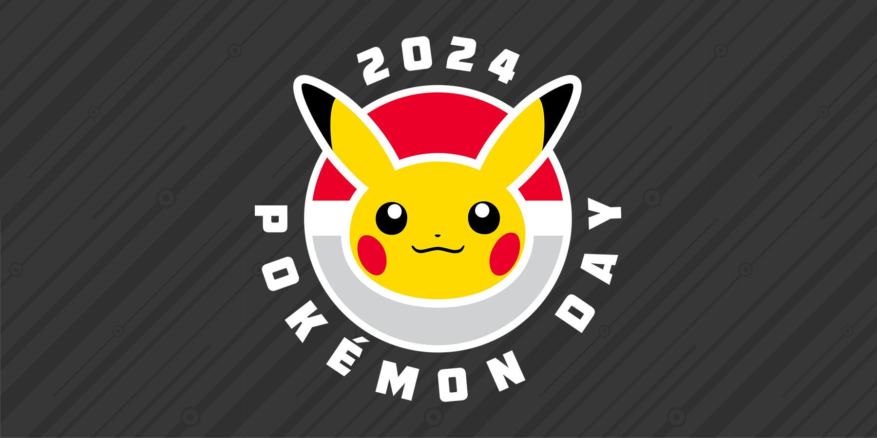 pokemon day 2024 logo grey background