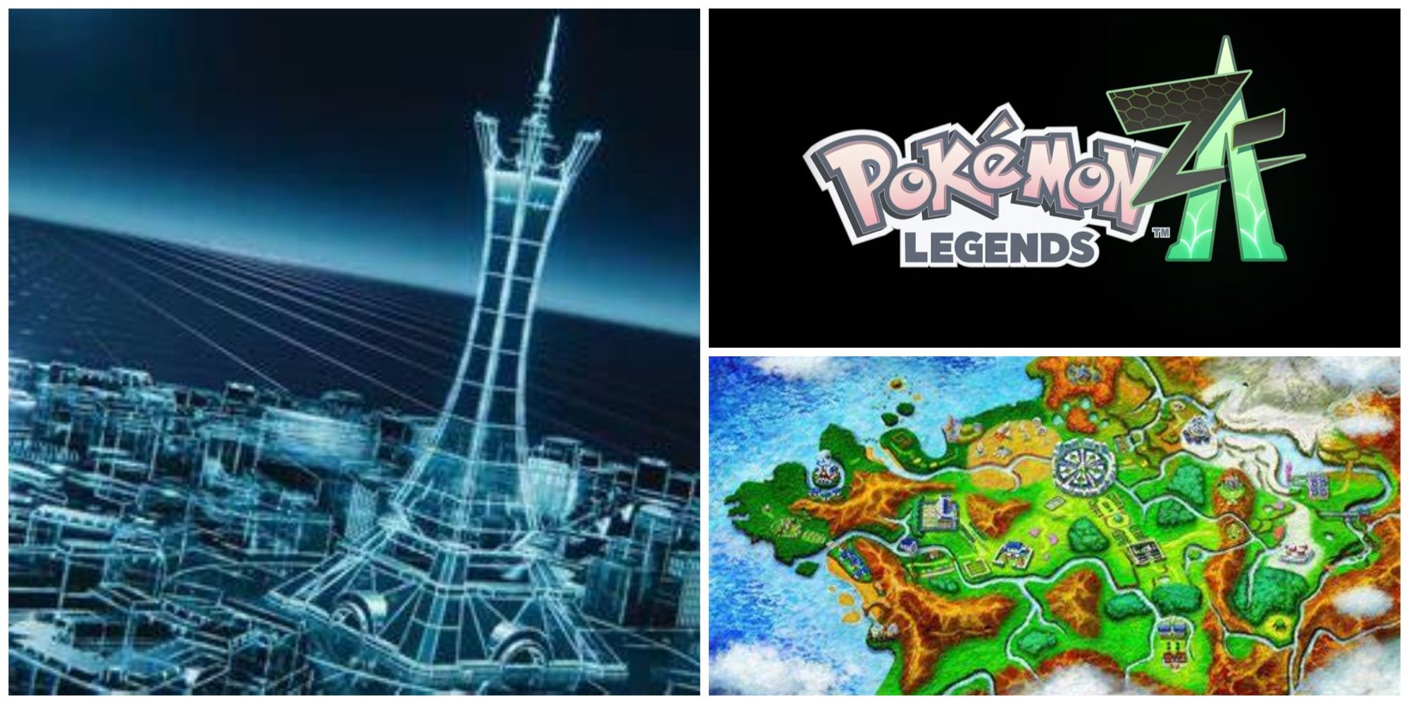 Pokemon Legends Z-A Kalos and Lumiose City