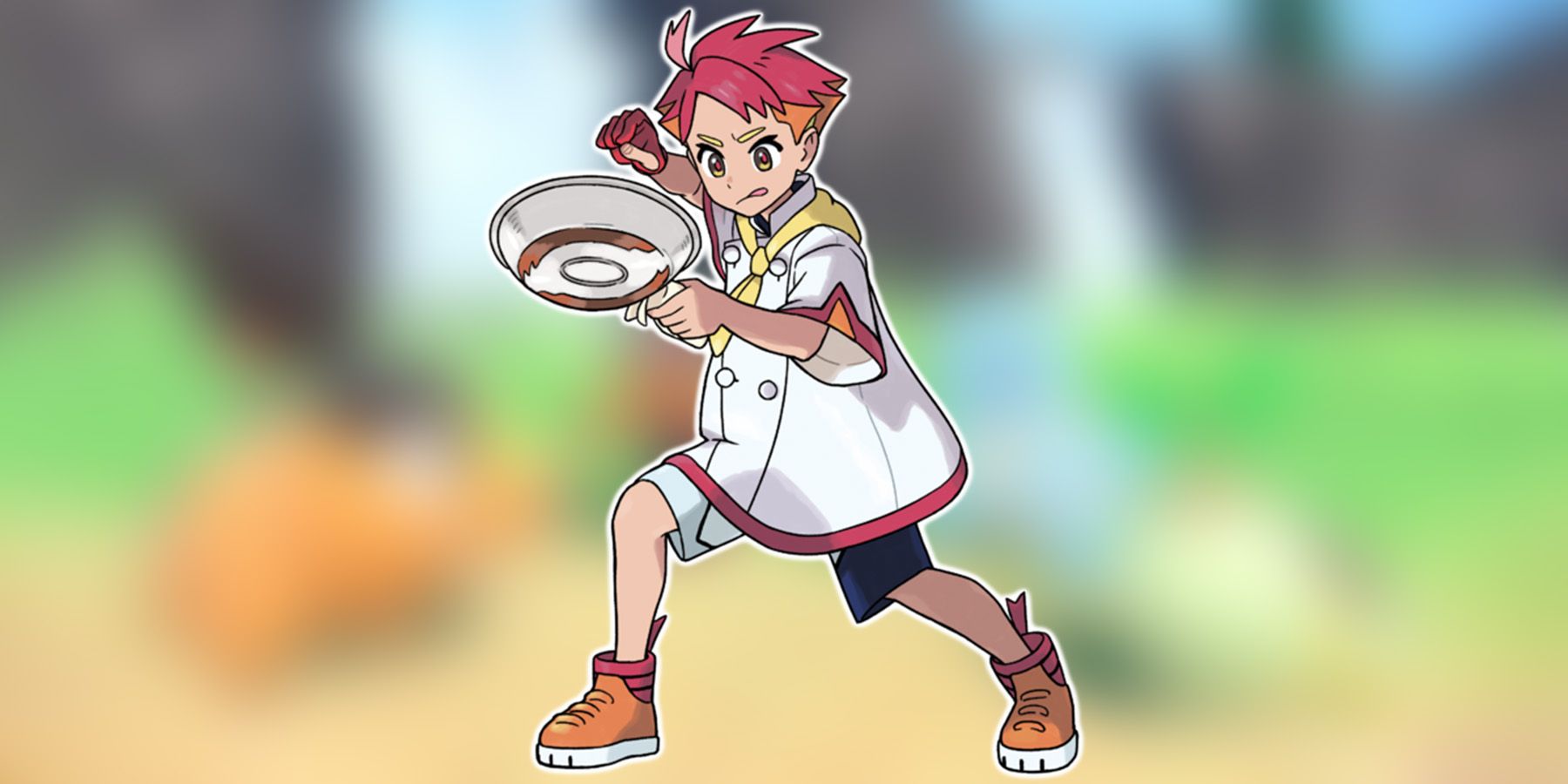 Pokemon Scarlet and Violet Crispin official character artwork