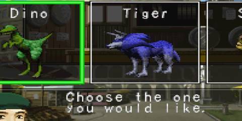 picking a monster in monster rancher