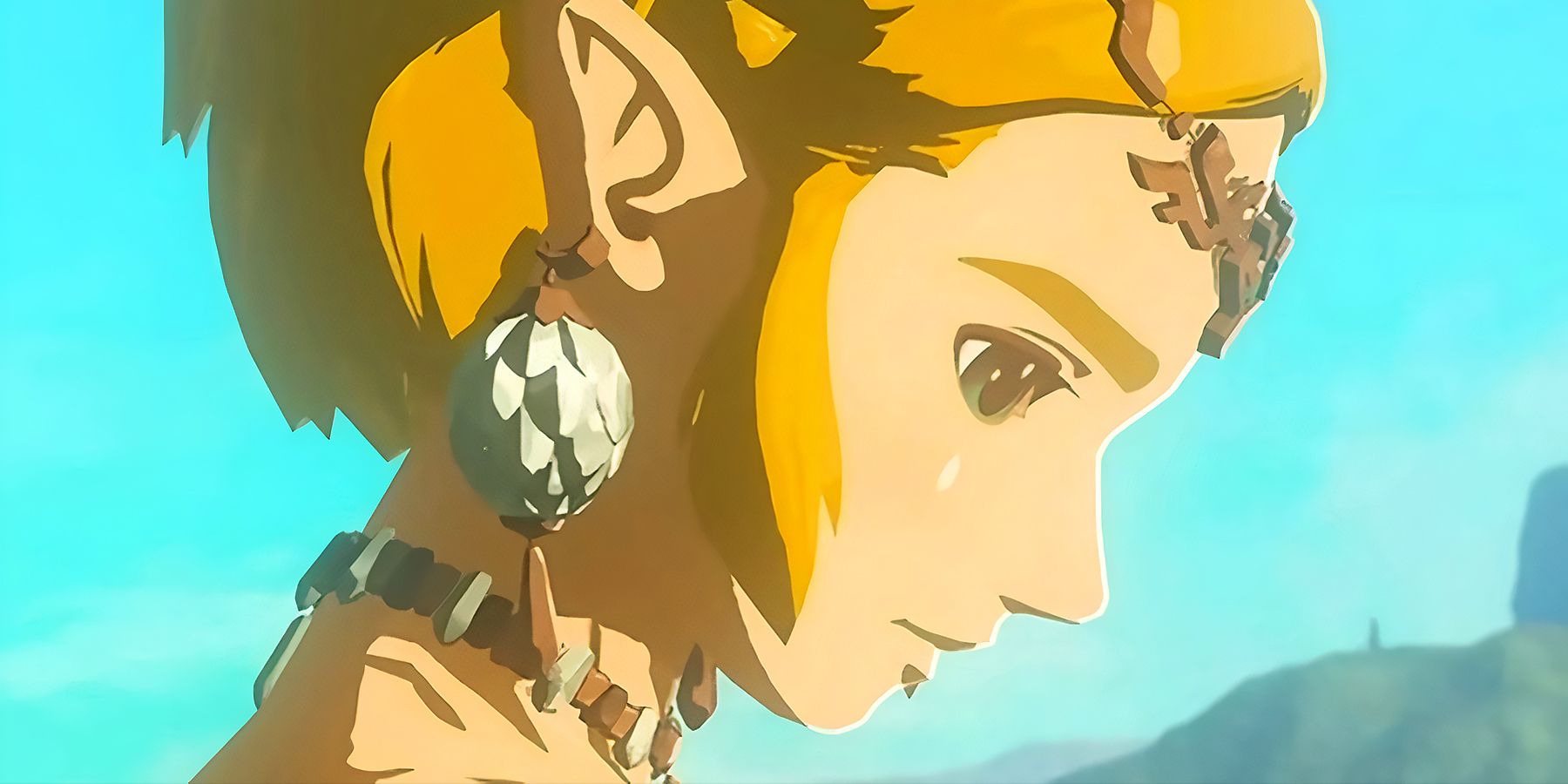 Profile of Zelda crying in Tears of the Kingdom