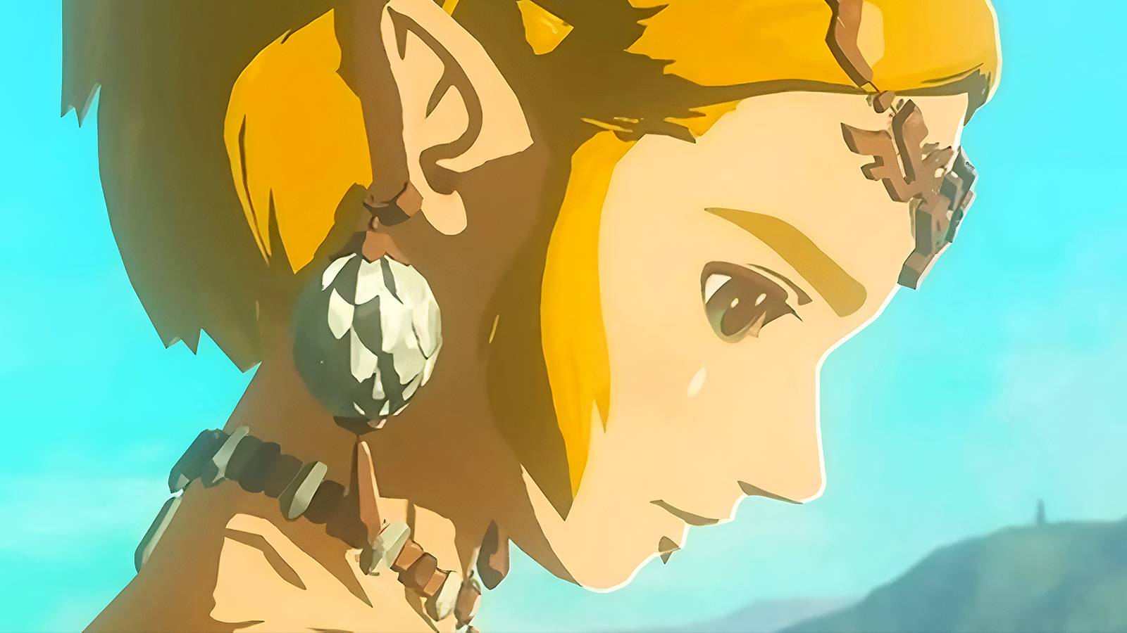 Profile of Zelda crying in Tears of the Kingdom