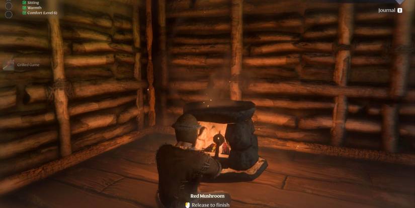 red mushroom enshrouded