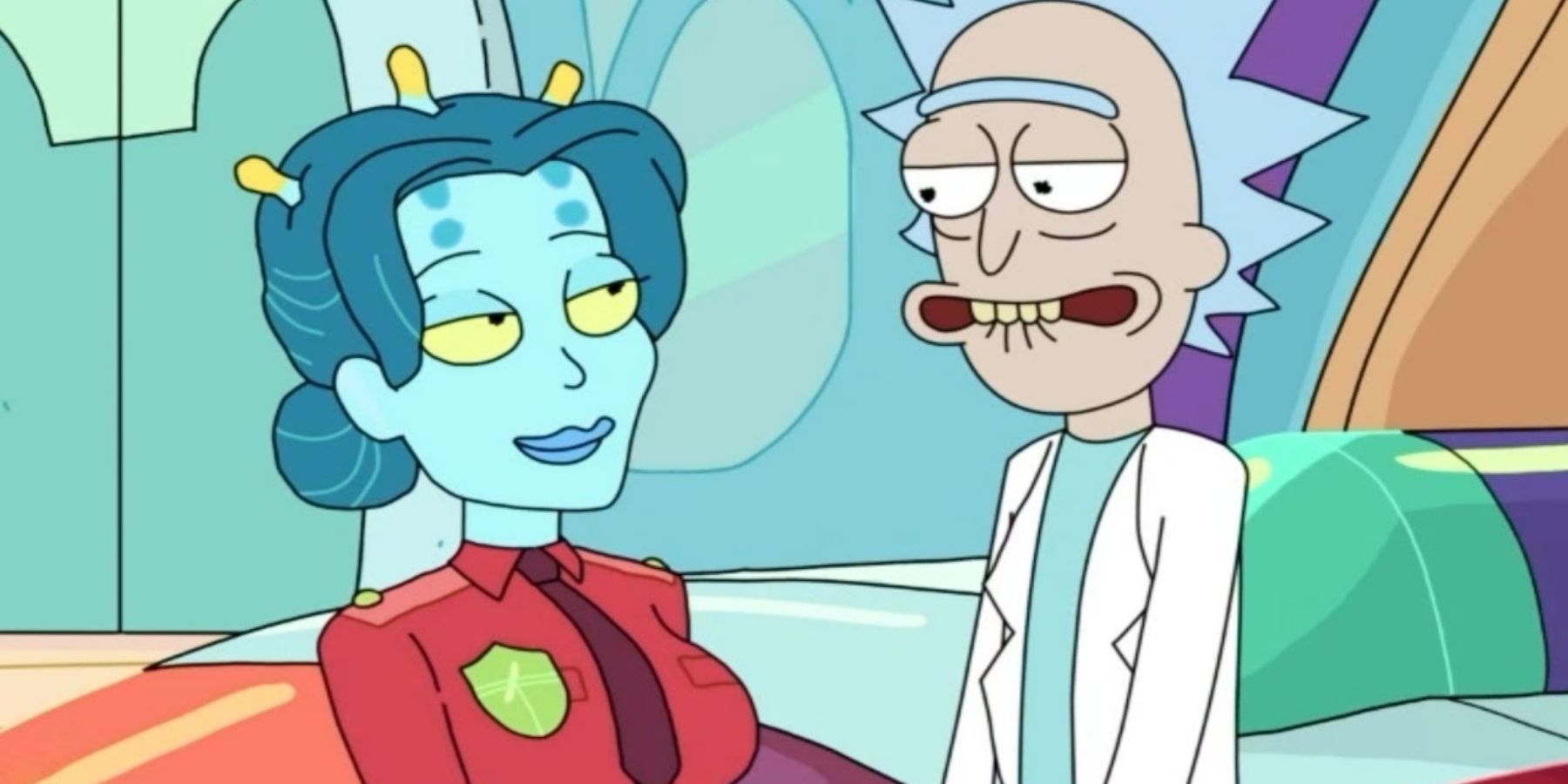 Unity and Rick in Rick and Morty
