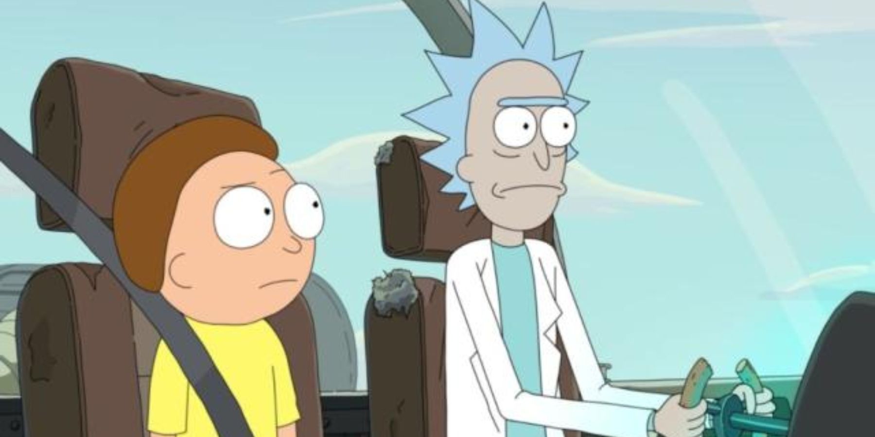 Morty and Rick in Ricka nd Morty
