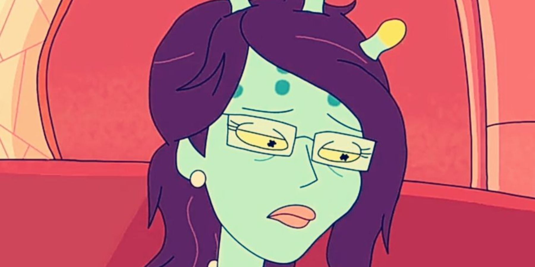 Unity looking sad in Rick and Morty