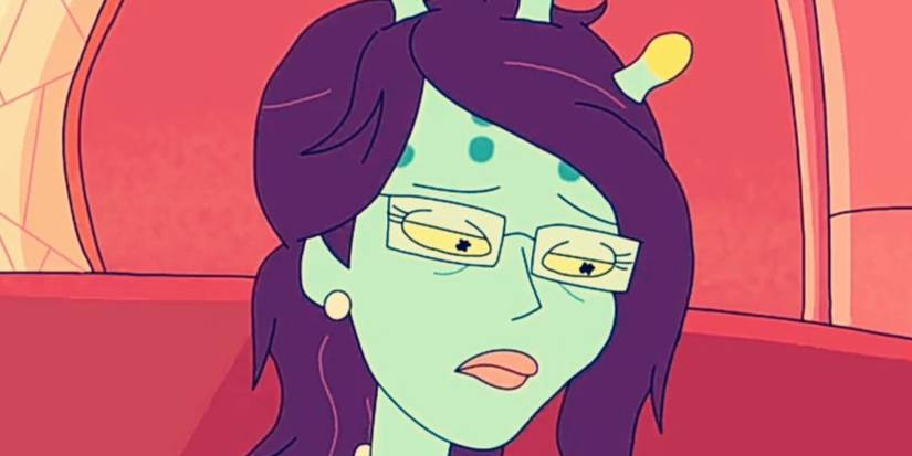 Unity looking sad in Rick and Morty
