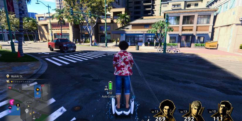 Riding around in Like a Dragon Infinite Wealth