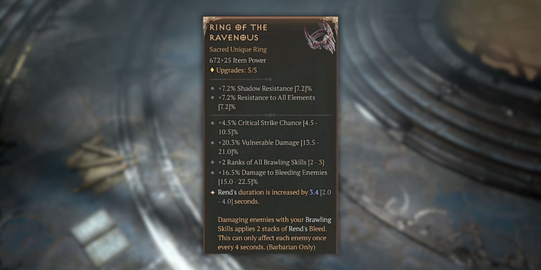 Diablo 4: How To Get Ring of the Ravenous