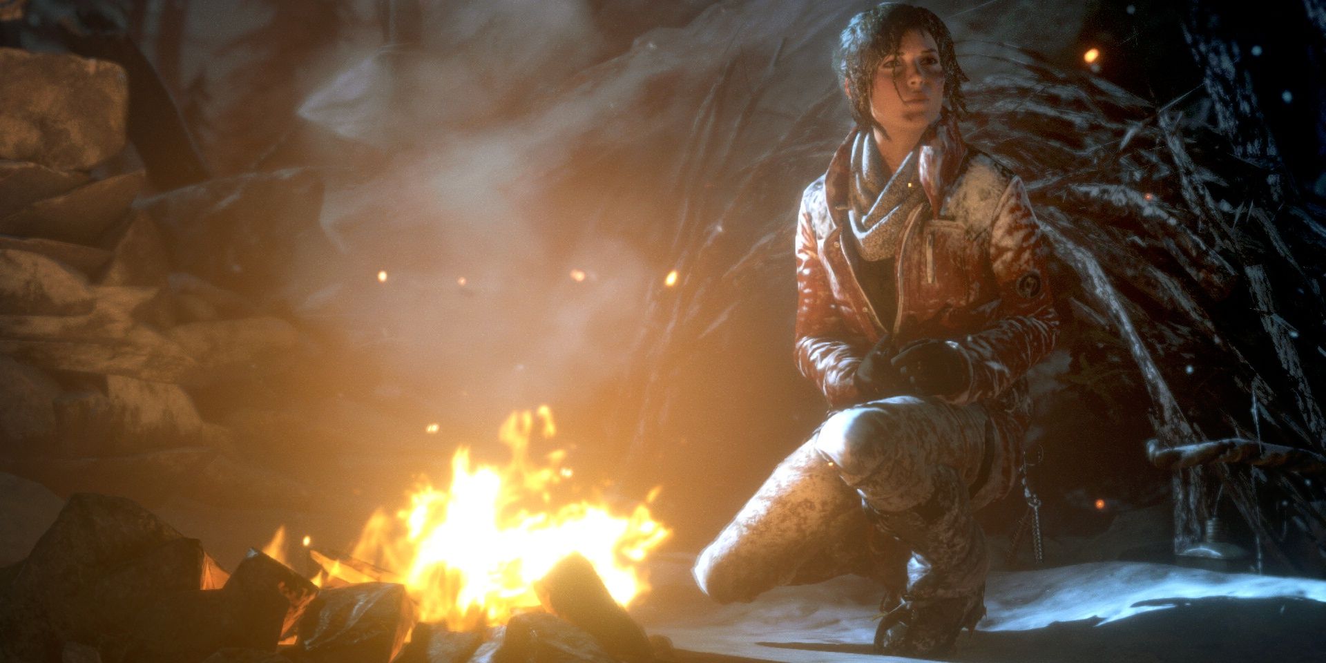 Rise of the Tomb Raider Lara Croft Base Camp Cropped